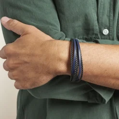 Bracelet Homme Byron Acier Argente-JOURDAN Online