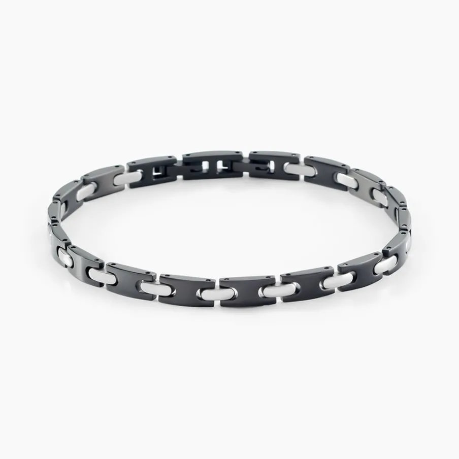 JOURDAN Bracelet Homme Dinema Acier Argente