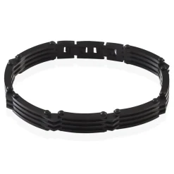 Bracelet Homme Rio Acier Noir-JOURDAN Sale