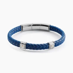Bracelet Kamen Cuir Bleu-JOURDAN Online
