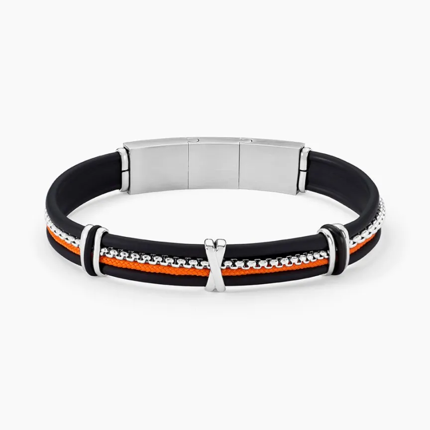 Bracelet Leon Caoutchouc Multicolore-JOURDAN Clearance