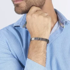 Bracelet Leonilde Acier Bicolore-JOURDAN Hot