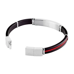 JOURDAN Bracelet Magnus Caoutchouc Bleu