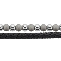 Bracelet Pheonix Cuir Noir-JOURDAN Hot