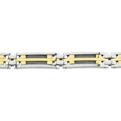 Bracelet Priam Acier Bicolore-JOURDAN Online
