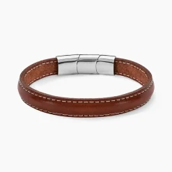 Bracelet Rupert Cuir Marron-JOURDAN Best