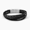 Bracelet Tex Cuir Noir Onyx-JOURDAN Outlet