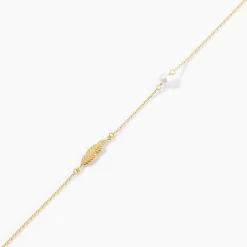 Histoire d'Or Bracelet Juditte Or Jaune Perle De Culture