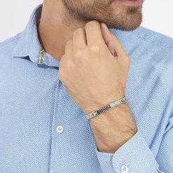 Bracelet Julien Acier Blanc-Histoire d'Or Best