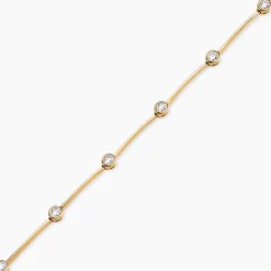 Bracelet Kaelig Plaqué Or Jaune Oxyde De Zirconium-Histoire d'Or Discount