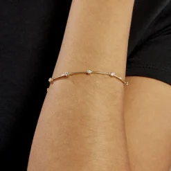 Bracelet Kaelig Plaqué Or Jaune Oxyde De Zirconium-Histoire d'Or Discount