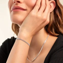 Histoire d'Or Bracelet Kelline Argent Blanc