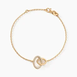 Bracelet Kimberlie Plaqué Or Jaune Oxyde De Zirconium-Histoire d'Or