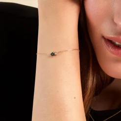 Bracelet Kobina Or Jaune Topaze Oxyde De Zirconium-Histoire d'Or Online