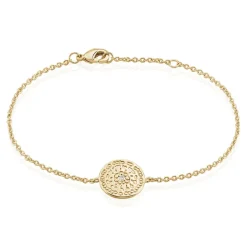 Histoire d'Or Bracelet Laurina Plaqué Or Jaune Oxyde De Zirconium