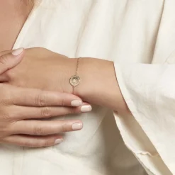 Histoire d'Or Bracelet Laurina Plaqué Or Jaune Oxyde De Zirconium