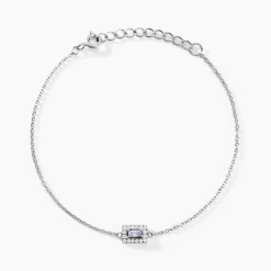 Bracelet Laurine Argent Blanc Oxyde De Zirconium-Histoire d'Or