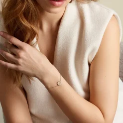 Bracelet Levon Or Jaune Oxyde De Zirconium-Histoire d'Or Best