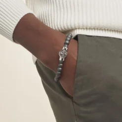 JOURDAN Bracelet Lisanne Acier Blanc