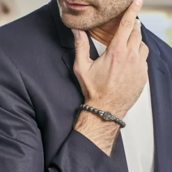 JOURDAN Bracelet Lisanne Acier Blanc