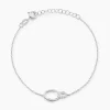 Bracelet Loline Argent Blanc Oxyde De Zirconium-Histoire d'Or