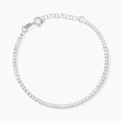 Bracelet Lou-anne Argent Blanc Oxydes De Zirconium-Histoire d'Or Hot
