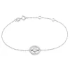 Bracelet Lucyna Or Blanc Oxyde De Zirconium-Histoire d'Or Outlet
