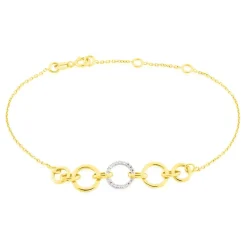 Bracelet Lutzele Or Bicolore Oxyde De Zirconium-Histoire d'Or Clearance