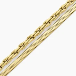 Histoire d'Or Bracelet Maddalena Acier Jaune