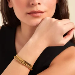 Histoire d'Or Bracelet Maddalena Acier Jaune