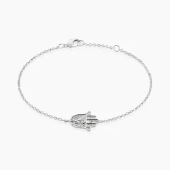 Histoire d'Or Bracelet Mafatma Argent Blanc Oxyde De Zirconium