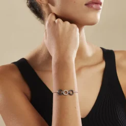 Bracelet Magalie Argent Blanc Céramique Et Oxyde De Zirconium-Histoire d'Or Best