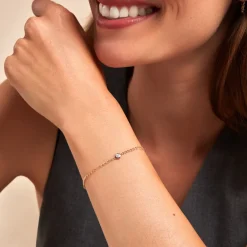 Histoire d'Or Bracelet Mahe Or Jaune Diamant