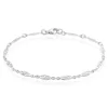 Histoire d'Or Bracelet Mahee Maille Filigrane Argent Blanc
