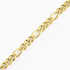 Histoire d'Or Bracelet Maille Acier Doré Virgil