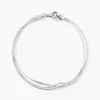 Histoire d'Or Bracelet Maille Benedicta Argent Blanc