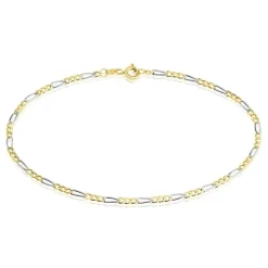 Histoire d'Or Bracelet Maille Cameo Or Bicolore