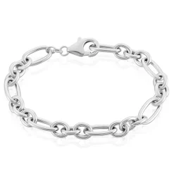 Histoire d'Or Bracelet Maille Camiorica Argent Blanc