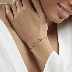 Histoire d'Or Bracelet Maille Or Jaune Crepinia