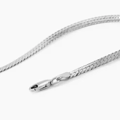 Histoire d'Or Bracelet Maille Thiane Argent Blanc