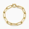 Bracelet Maille Urban Line Acier Doré-Histoire d'Or Best