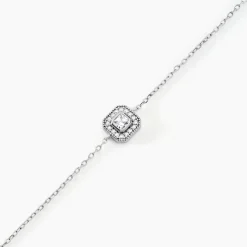 Bracelet Majesty Argent Blanc Oxyde De Zirconium-Histoire d'Or Discount