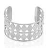 Histoire d'Or Bracelet Manchette Adaline Acier Blanc