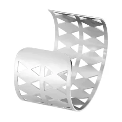 Histoire d'Or Bracelet Manchette Adaline Acier Blanc