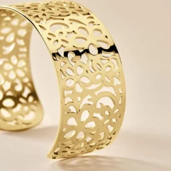 Histoire d'Or Bracelet Manchette Brenda Acier Jaune