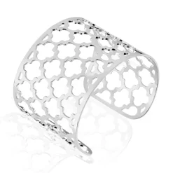 Bracelet Manchette Nevenka Acier Blanc-Histoire d'Or Hot