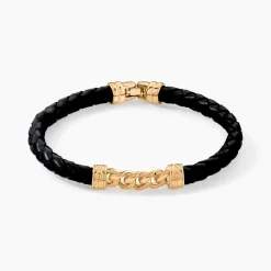 Histoire d'Or Bracelet Mani Plaque Or Doré