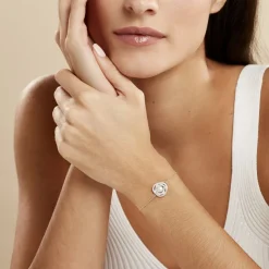 Histoire d'Or Bracelet Matilda Argent Blanc Perle De Culture Et Oxyde De Zirconium