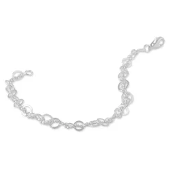 Bracelet Mayan Argent Blanc-Histoire d'Or Hot