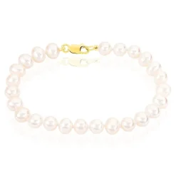 Bracelet Merrane Or Jaune Perle De Culture-Histoire d'Or Best